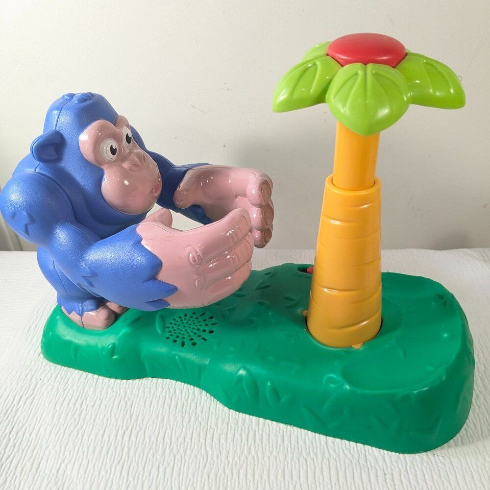 Bright Starts Coconut Catapult ball Toy Child Toddler Baby monkey gorilla tree